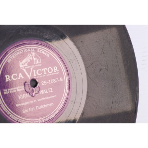 The Six Fat Dutchmen – Musicians Play All Night - 1947 10" 78 rpm Record 25-1087 - Picture 15 of 16